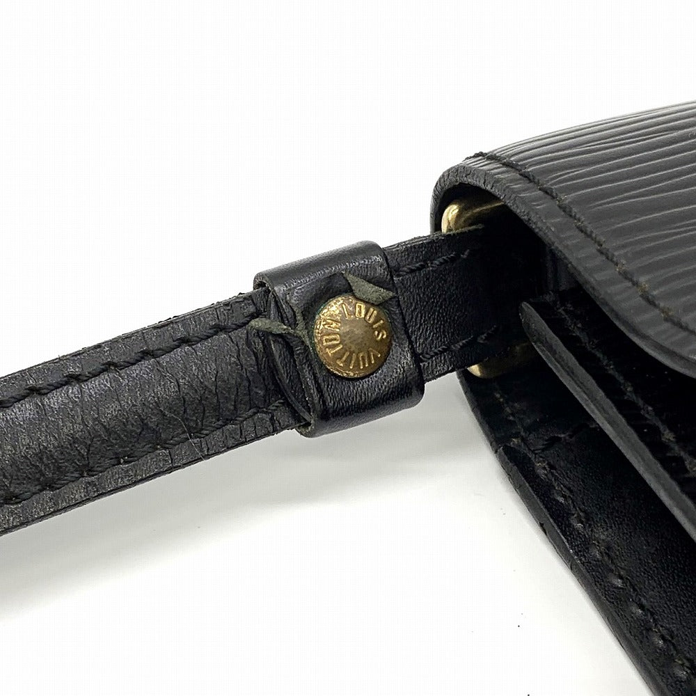 LOUIS VUITTON ルイ・ヴィトン ポシェットセリエ ドラゴンヌ セカンドバッグ クラッチバッグ エピレザー ノワール ブラック 黒 M52612