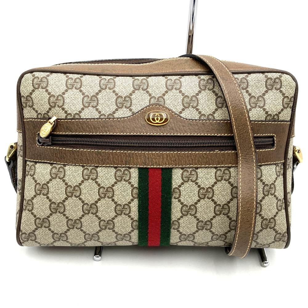 GUCCI グッチ 001 4071 GGスプリーム シェリーライン ショルダーバッグ オールド ヴィンテージ