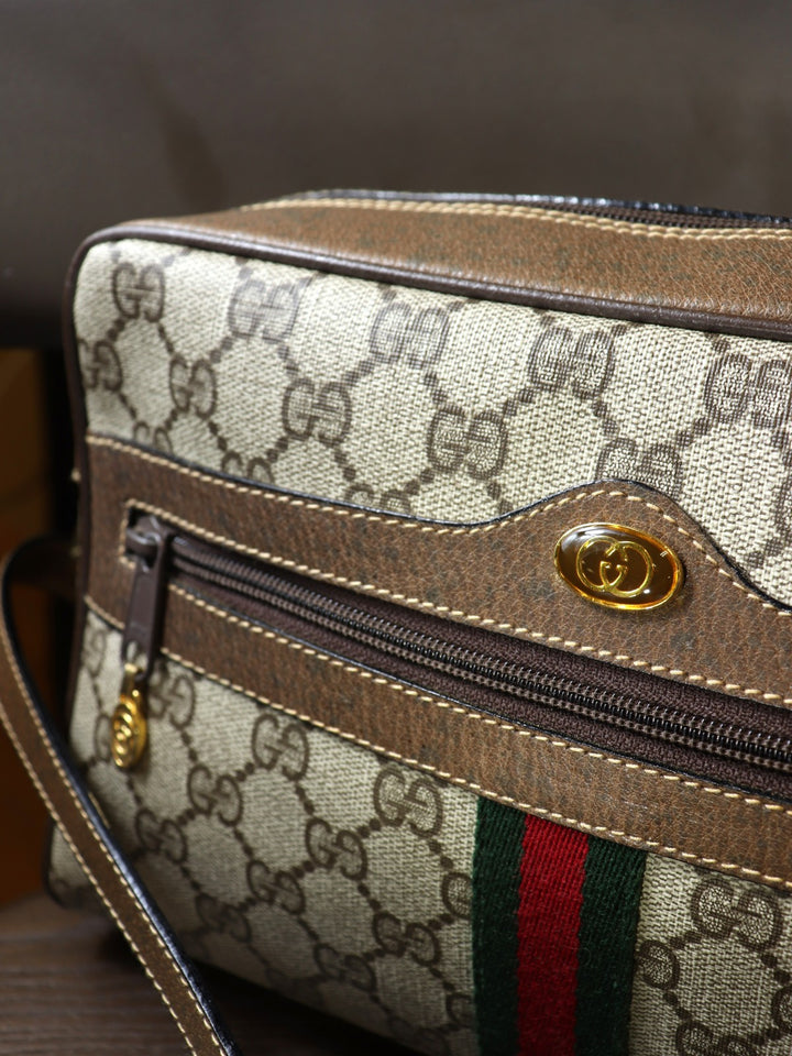 GUCCI グッチ 001 4071 GGスプリーム シェリーライン ショルダーバッグ オールド ヴィンテージ