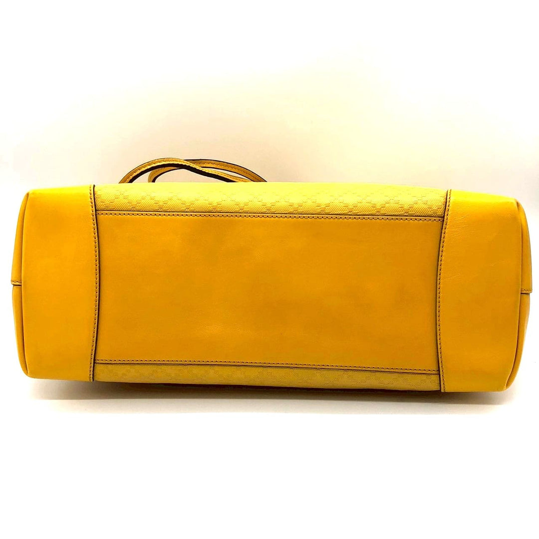 GUCCI グッチ 353397 トートバッグ ショルダーバッグ ディアマンテ レザー イエロー 黄 	 ブランド
