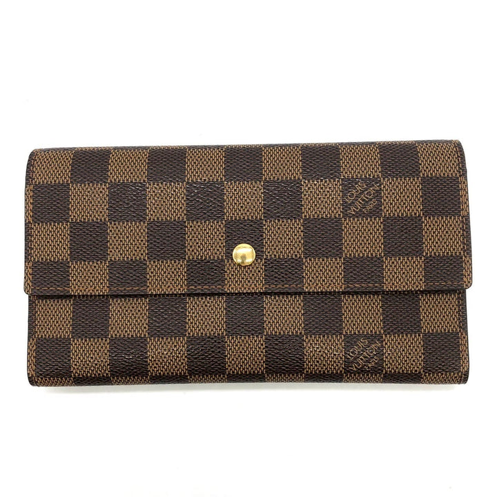美品 LOUIS VUITTON ルイ・ヴィトン N61215 長財布 モノグラム ブラウン ヴィンテージ