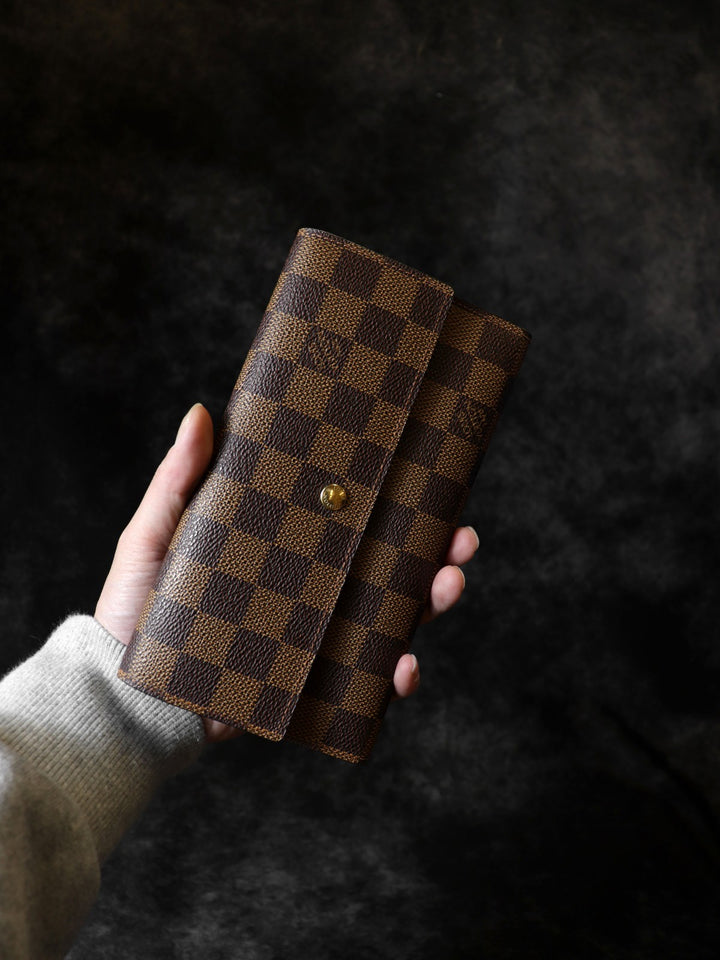 美品 LOUIS VUITTON ルイ・ヴィトン N61215 長財布 モノグラム ブラウン ヴィンテージ