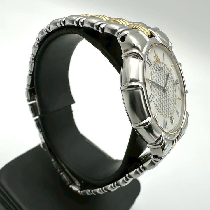 SEIKO セイコー 腕時計 クレドール エントラータ 9579-6000 クォーツ SS ホワイト ゴールド ブランド