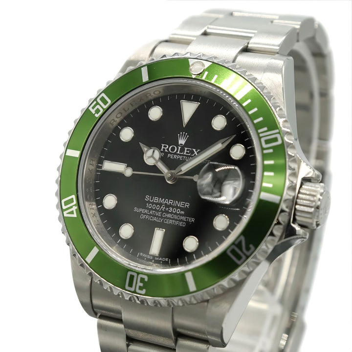 美品 ROLEX ロレックス サブマリーナデイト 16610LV 腕時計 自動巻き グリーン ブラック