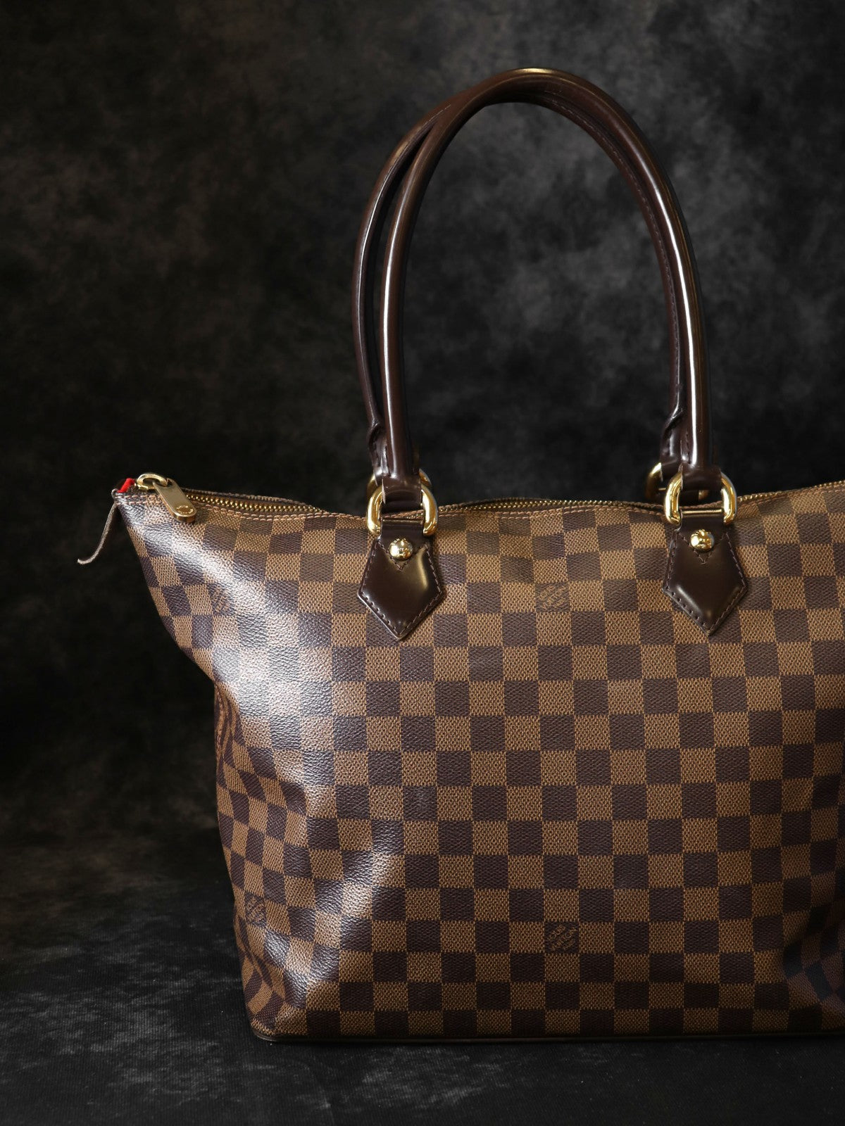 LOUIS VUITTON サレヤMM トートバッグ ハンドバッグ ダミエアズール 
