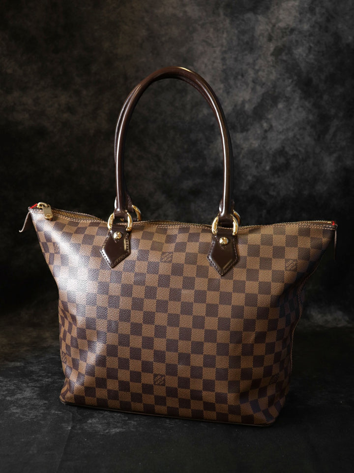 LOUIS VUITTON ルイ・ヴィトン N51182 サレヤMM トートバッグ ダミエ エベヌ ファッション