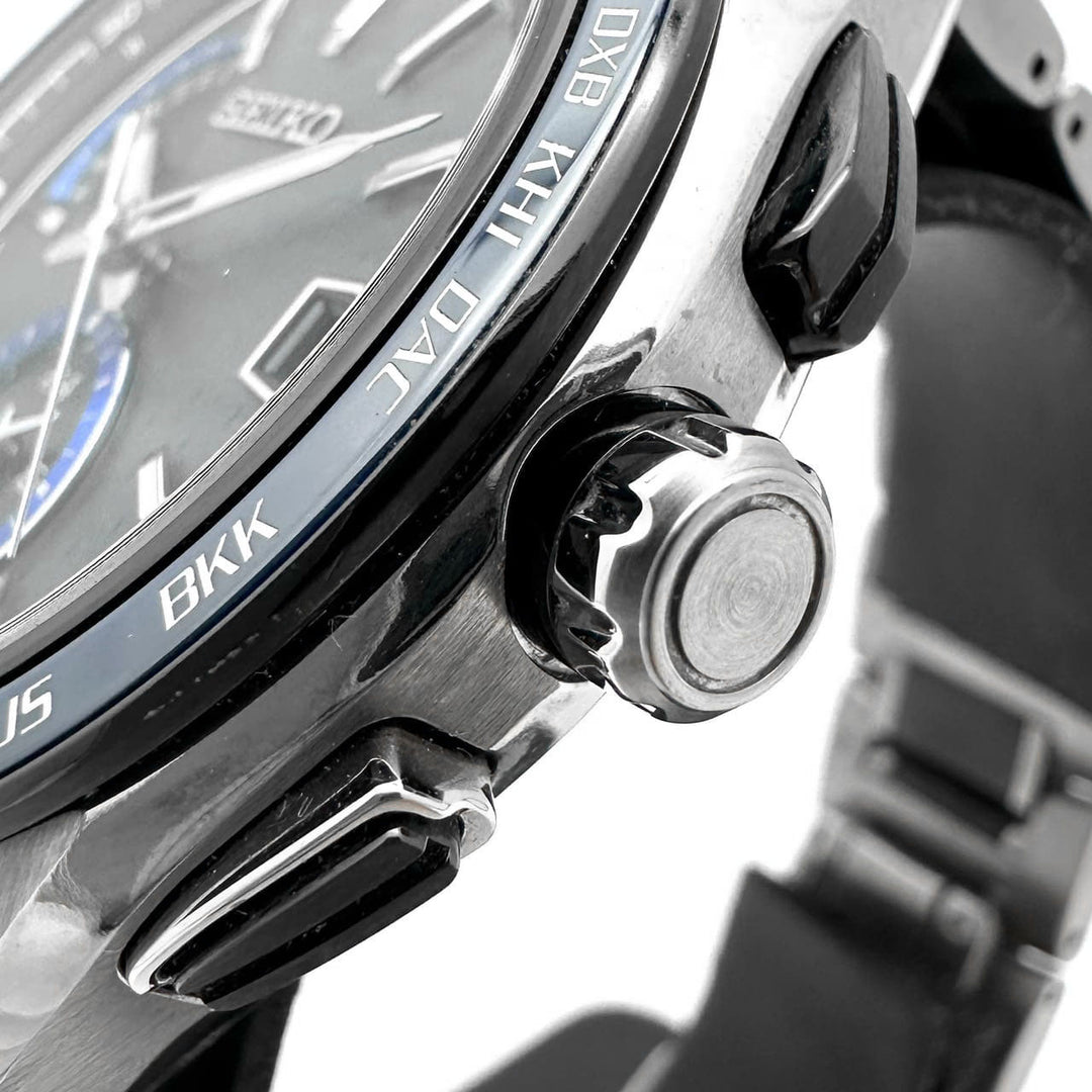 SEIKO セイコー 腕時計 ブライツ SAGA261/8B63ｰ0AN0 デイデイト ソーラー電波 チタン ブラック ネイビー ブランド