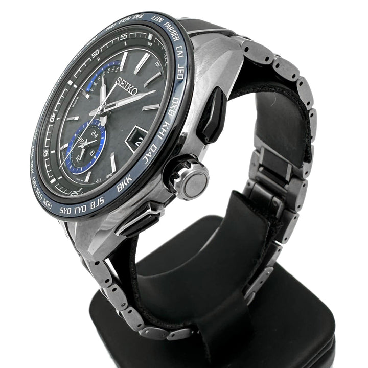SEIKO セイコー 腕時計 ブライツ SAGA261/8B63ｰ0AN0 デイデイト ソーラー電波 チタン ブラック ネイビー ブランド