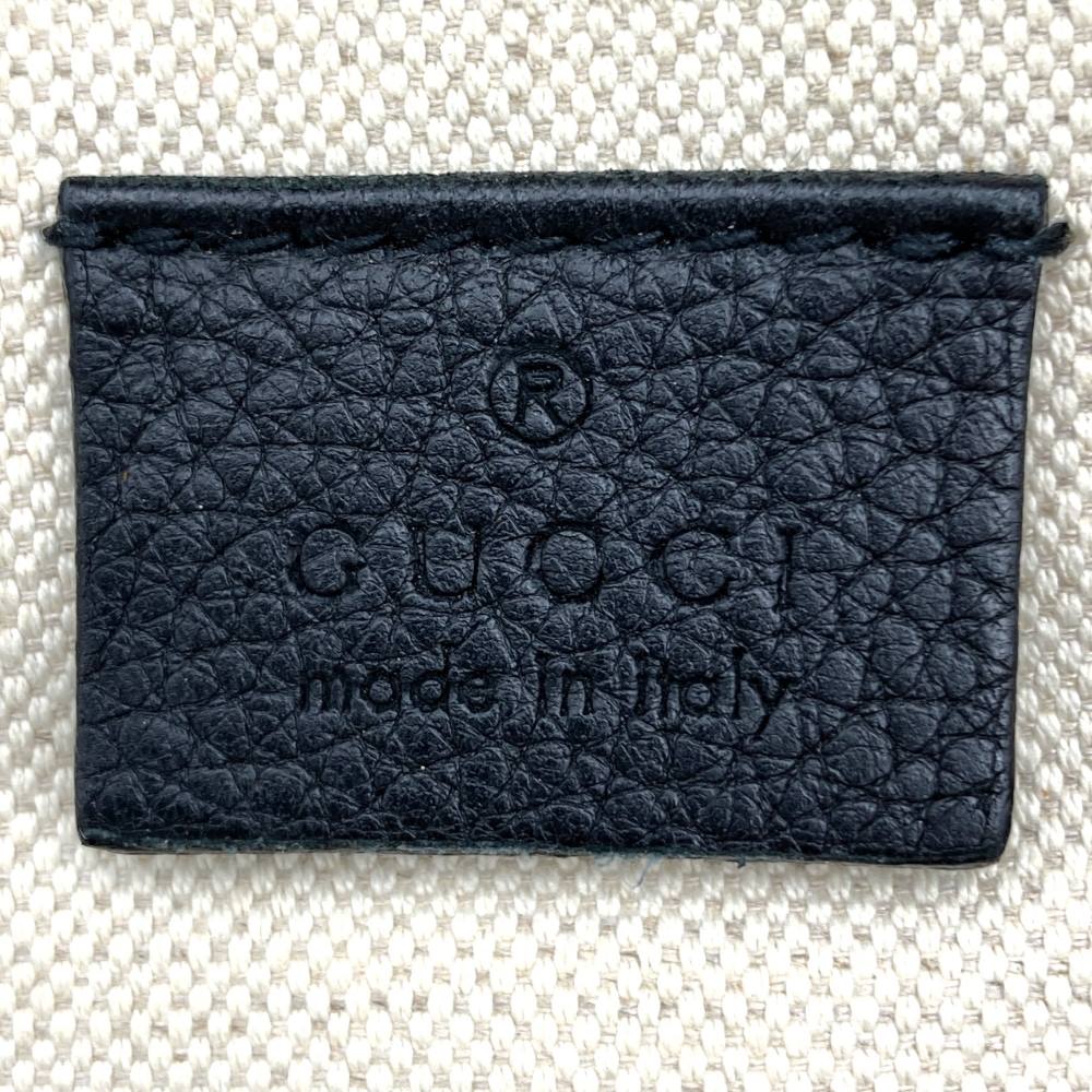 GUCCI グッチ 527792 ウエストバッグ ボディバッグ ウエストポーチ 小さい シェリーライン ブラック レザー