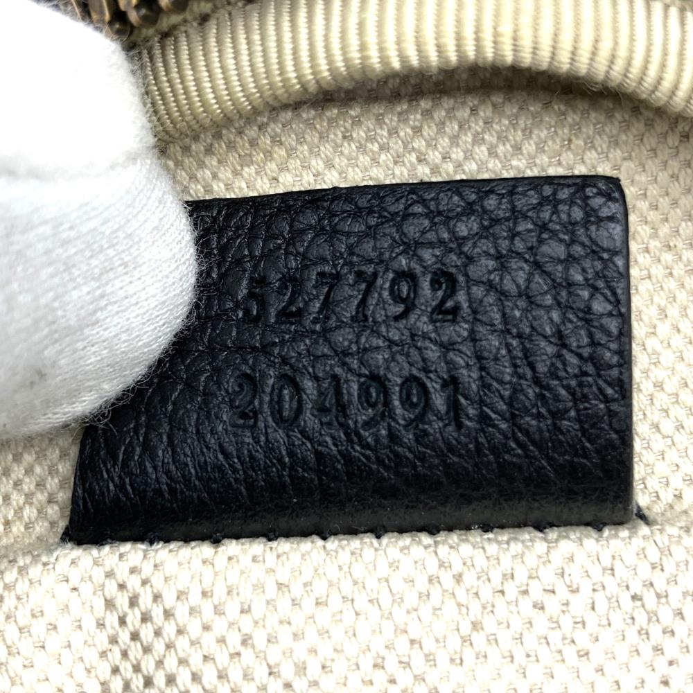 GUCCI グッチ 527792 ウエストバッグ ボディバッグ ウエストポーチ 小さい シェリーライン ブラック レザー