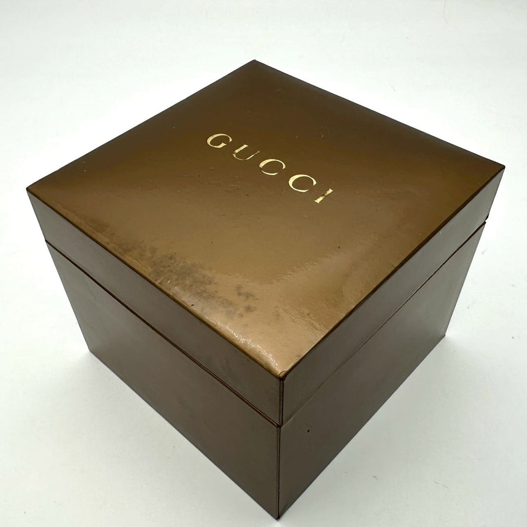 GUCCI グッチ 腕時計 トワール バングルウォッチ 112 GG ラバー クォーツ ブラック ブランド