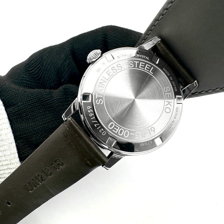 【新品同様】SEIKO セイコー プロスペックス アルピニスト SBEN001/6L35-00E0 腕時計 自動巻き レザー ブラック 腕時計