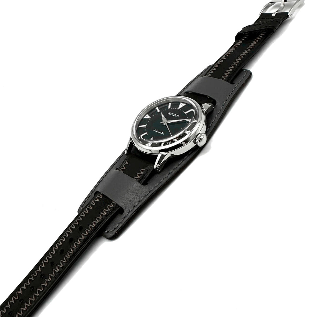 【新品同様】SEIKO セイコー プロスペックス アルピニスト SBEN001/6L35-00E0 腕時計 自動巻き レザー ブラック 腕時計