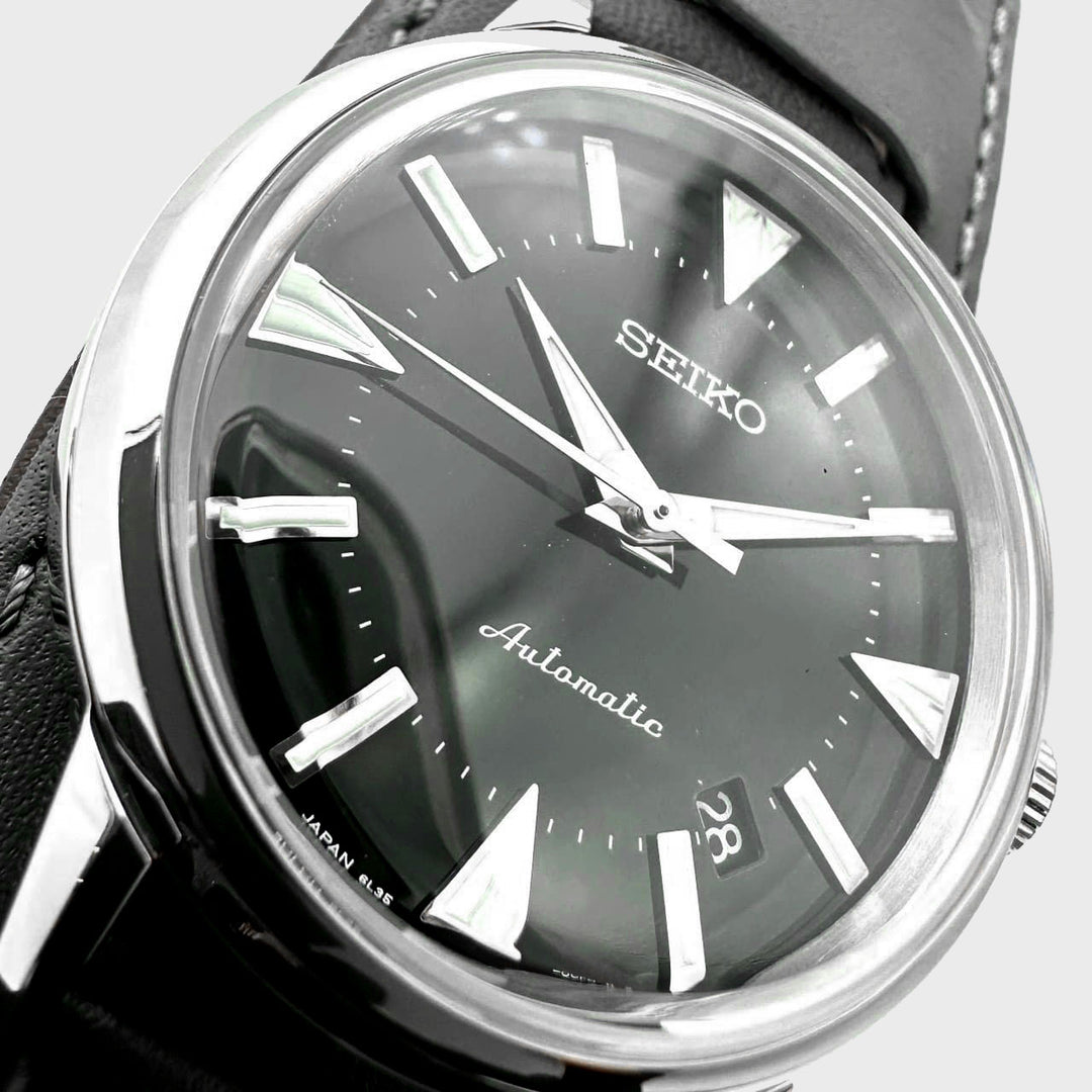 【新品同様】SEIKO セイコー プロスペックス アルピニスト SBEN001/6L35-00E0 腕時計 自動巻き レザー ブラック 腕時計