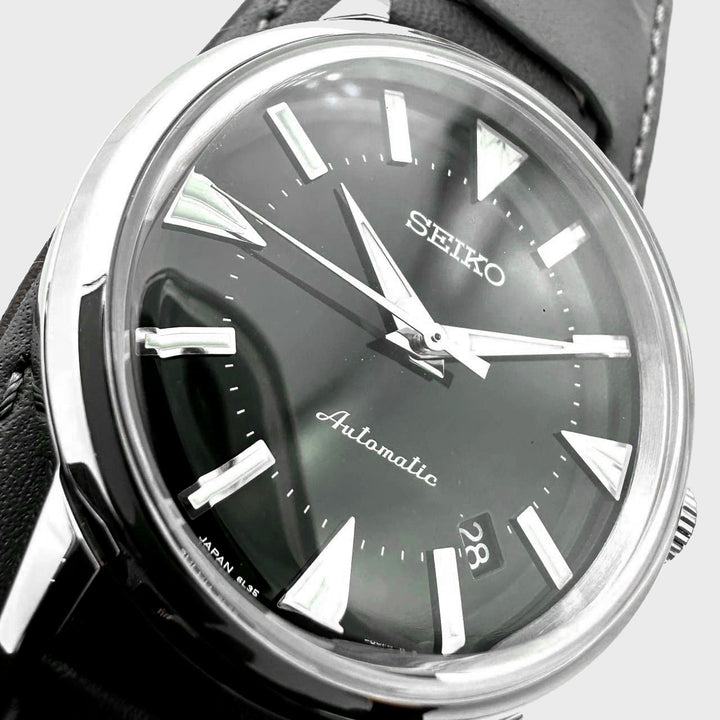 【新品同様】SEIKO セイコー プロスペックス アルピニスト SBEN001/6L35-00E0 腕時計 自動巻き レザー ブラック 腕時計