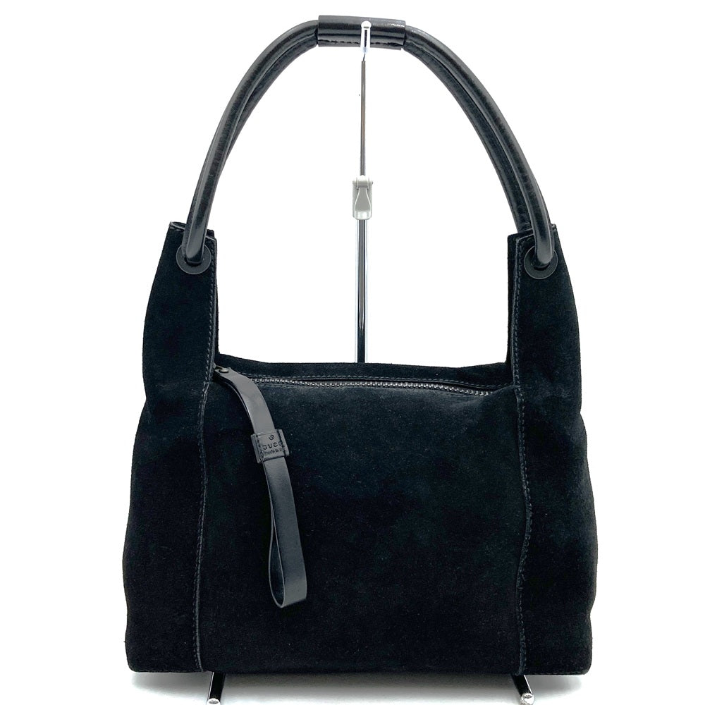 GUCCI グッチ 101333 ハンドバッグ ショルダーバッグ スエード ブラック
