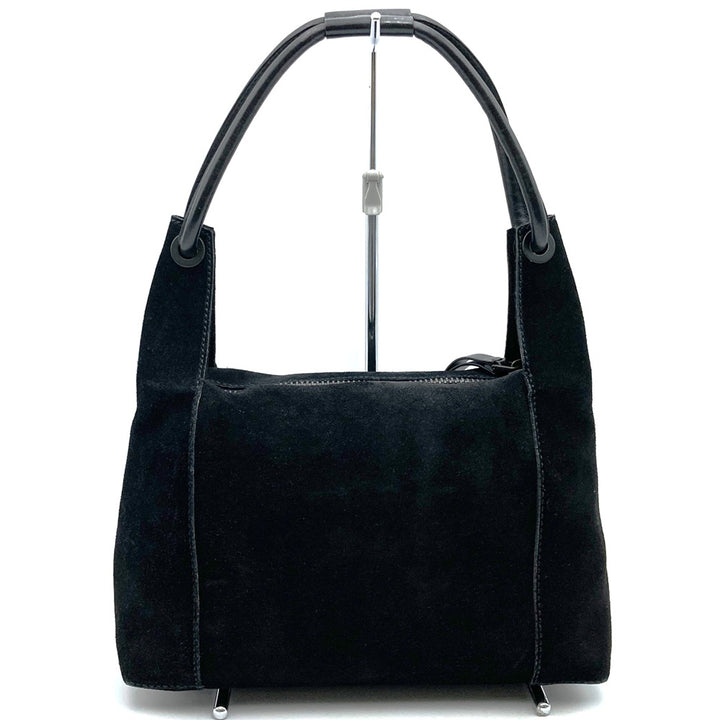 GUCCI グッチ 101333 ハンドバッグ ショルダーバッグ スエード ブラック