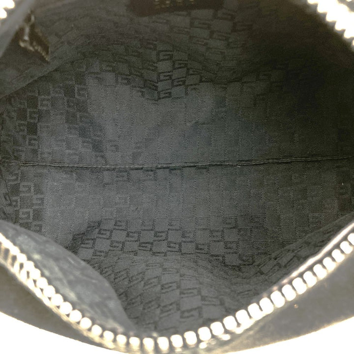 GUCCI グッチ 101333 ハンドバッグ ショルダーバッグ スエード ブラック
