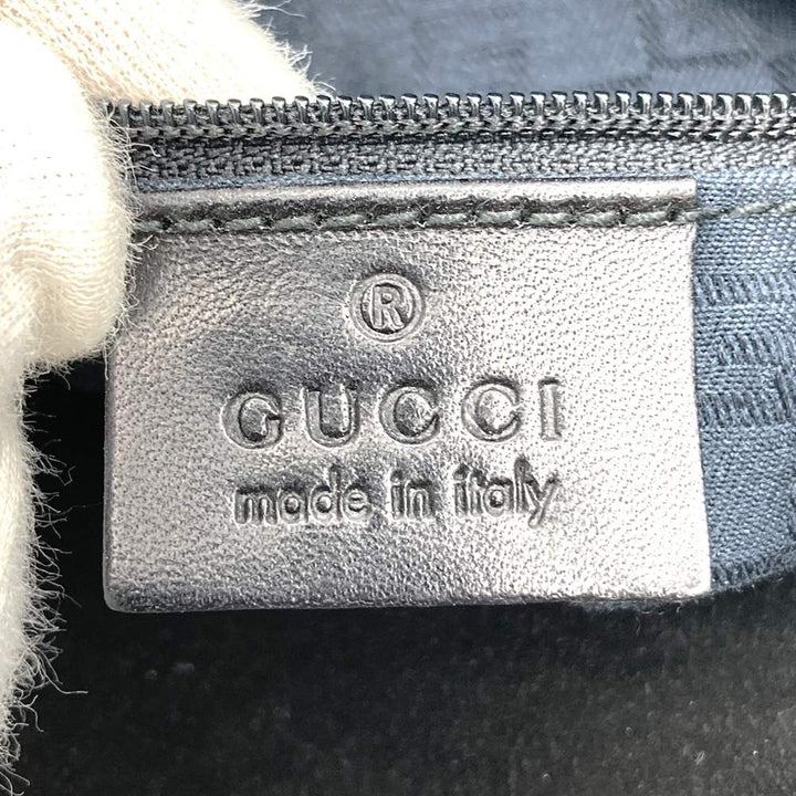 GUCCI グッチ 101333 ハンドバッグ ショルダーバッグ スエード ブラック