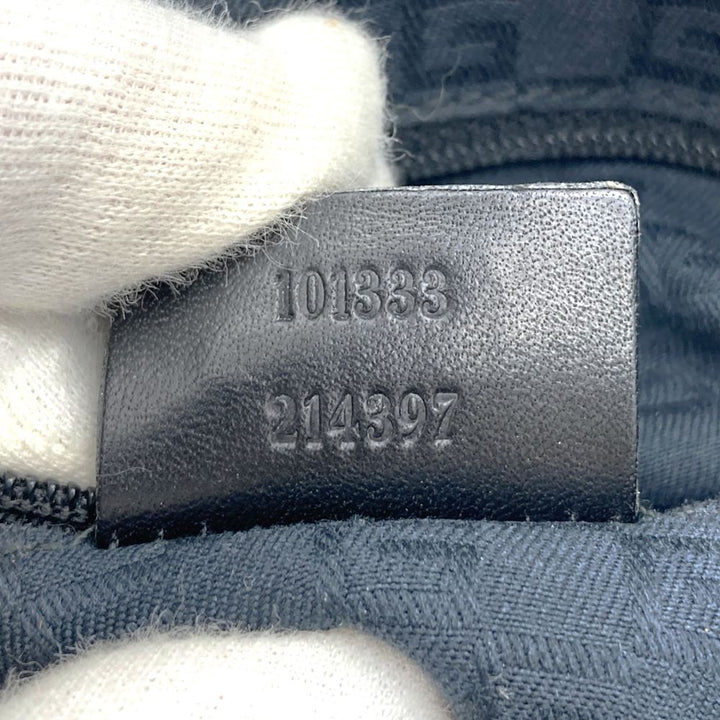GUCCI グッチ 101333 ハンドバッグ ショルダーバッグ スエード ブラック