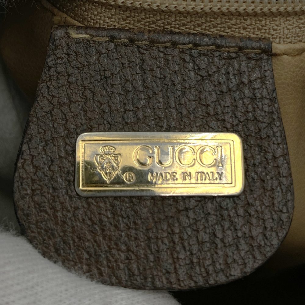 GUCCI グッチ 001 115 6106 ショルダーバッグ 斜め掛け GGスプリームキャンバス オールドグッチ ブラウン