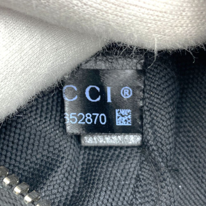 GUCCI グッチ 733240 GGスプリーム ラージ ウエストバッグ ポーチ ボディバッグ ベルトバッグ レザー ブラック