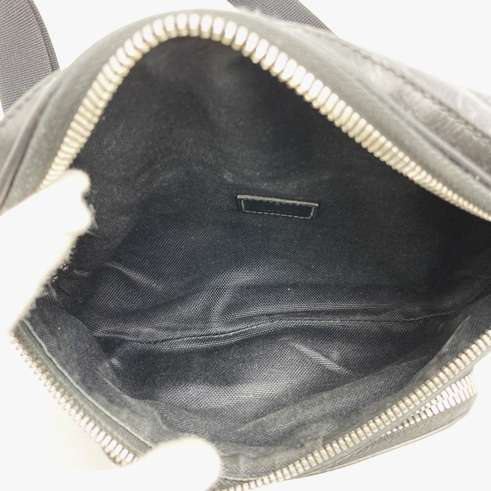GUCCI グッチ 733240 GGスプリーム ラージ ウエストバッグ ポーチ ボディバッグ ベルトバッグ レザー ブラック