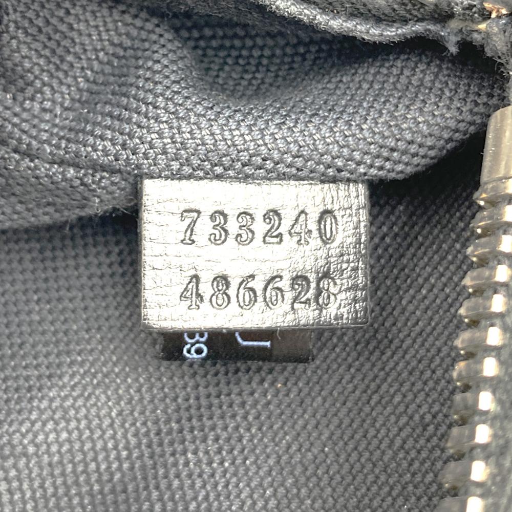 GUCCI グッチ 733240 GGスプリーム ラージ ウエストバッグ ポーチ ボディバッグ ベルトバッグ レザー ブラック