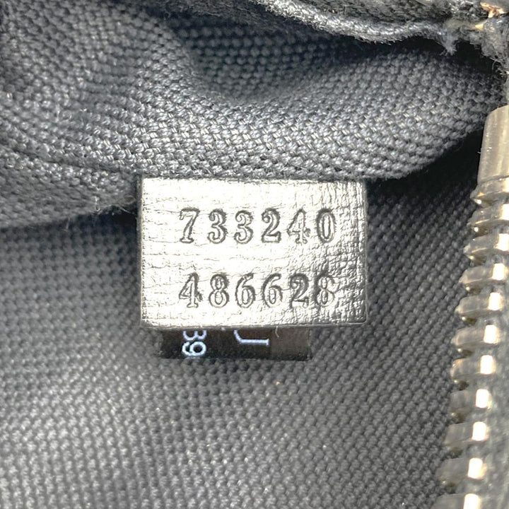 GUCCI グッチ 733240 GGスプリーム ラージ ウエストバッグ ポーチ ボディバッグ ベルトバッグ レザー ブラック